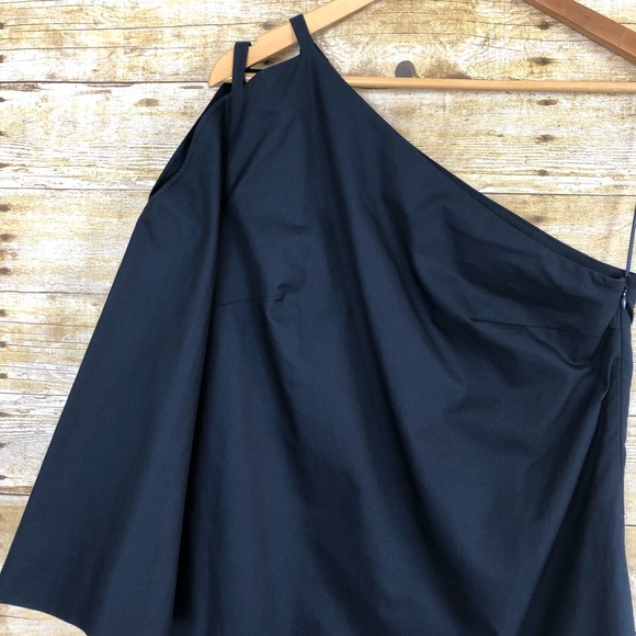 Lewit Nordstrom Navy Blue One Shoulder Tunic Dress - Picture 5 of 8